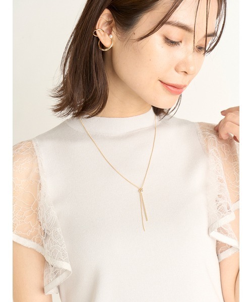SNIDEL（スナイデル）の「ナローネックレス（ネックレス・レディース・ゴールド/シルバー・FREE）」の2枚目の写真