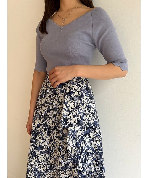 SNIDEL（スナイデル）の「ナローネックレス（ネックレス・レディース・ゴールド/シルバー・FREE）」の3枚目の写真