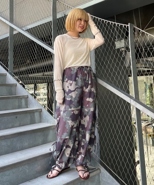 CIAOPANIC(チャオパニック)の「旧品番 非表示 ラメキャミソール(キャミソール・レディース・イエロー/オレンジ/ブラック/ホワイト/ブラウン/ピンク・FREE)」の11枚目の写真