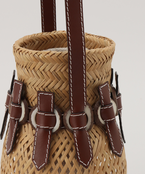 BALLEN BEAN NAPA BROWN バレン アクセサリーバッグ Shinzone - BALLEN BEAN NAPA BROWN バレン アクセサリーバッグ