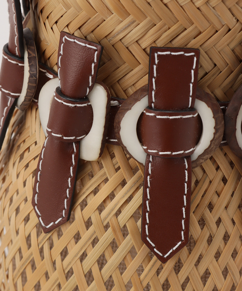 JOURNAL STANDARD（ジャーナルスタンダード）の「【BALLEN/バレン】AMULETO:バッグ（かごバッグ・レディース・ブラウン・FREE）」の14枚目の写真