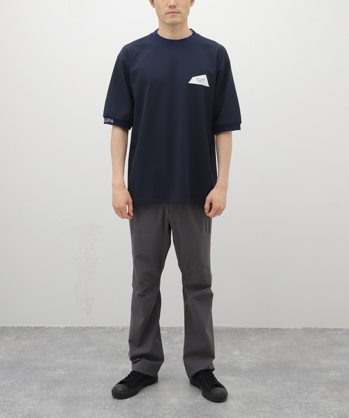 SALVAGE PUBLIC シャツ セール】SURF Mockneck S/S(Kolepa Stamp) ダイアモンド