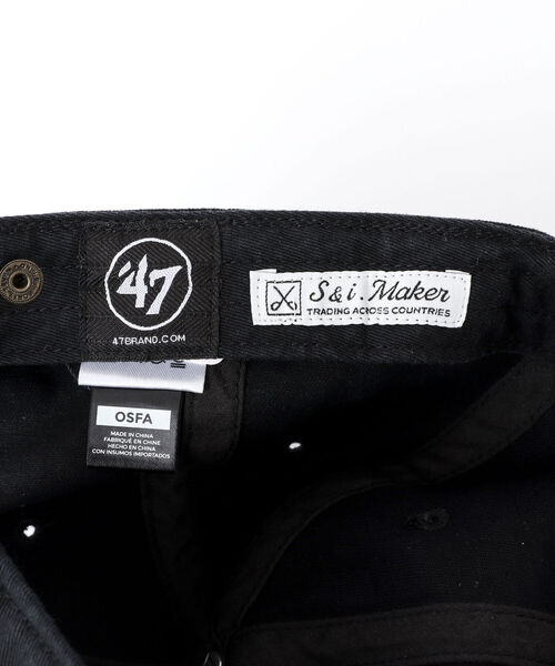 '47（フォーティーセブン）の「【47 Brand/フォーティーセブン】Si 別注 47 CLEAN UP CAP キャット（キャップ・メンズ・ブラック/ライトグレー・FREE）」の9枚目の写真