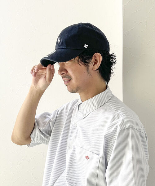 '47（フォーティーセブン）の「【47 Brand/フォーティーセブン】Si 別注 47 CLEAN UP CAP キャット（キャップ・メンズ・ブラック/ライトグレー・FREE）」の4枚目の写真