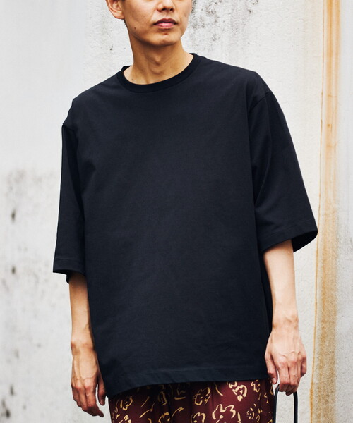 B.C STOCK(ベーセーストック)の「”吸水速乾”【FUN-TEC/ファンテック】ギザコットンオーバーサイズTシャツ(Tシャツ/カットソー・メンズ・ホワイト/ブラック/グレー/ブルー系その他・SMALL/MEDIUM/LARGE)」の17枚目の写真