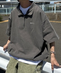 Perushu | ピグメントハーフジップ(Tシャツ/カットソー)