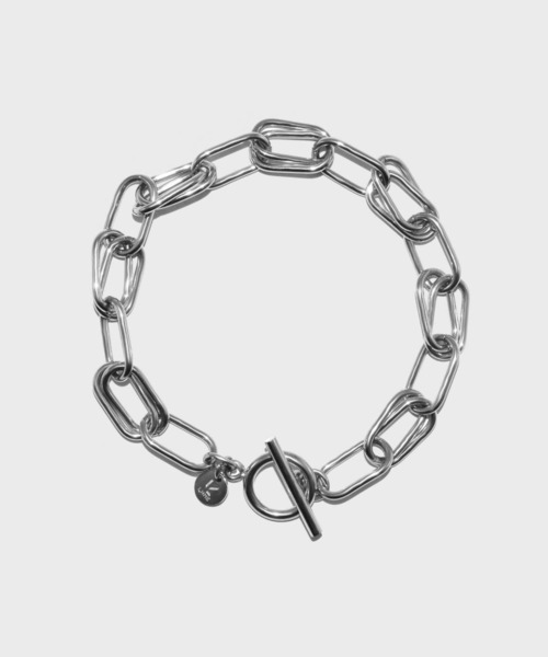 LHME(エルエイチエムイー)の「LHME オーバルチェーンブレスレット/ハーフダブル/サージカルステンレス316L(金属アレルギー対応)(ブレスレット・レディース・ゴールド/シルバー・ONE SIZE)」の1枚目の写真