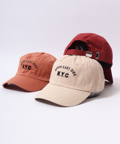 FUNALIVE（ファンアライブ）の「JON NYCロゴキャップ『韓国ファッション』（キャップ・メンズ・ブラック/カーキ/ベージュ/ネイビー/オレンジ/ブラウン/レッド・FREE）」の10枚目の写真