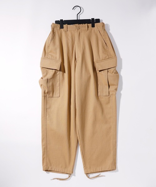 THISIS(ディスイズ)の「ツイル カーゴパンツ(カーゴパンツ・メンズ・ブラック/カーキ/ベージュ・LARGE/X-LARGE/MEDIUM)」の1枚目の写真