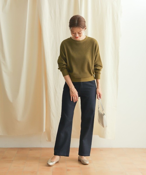 URBAN RESEARCH DOORS(アーバンリサーチドアーズ)の「タックフライスロングスリーブTシャツ(Tシャツ/カットソー・レディース・イエロー系その他/ブラック/グレー系その他/ナチュラル・MEDIUM)」の19枚目の写真
