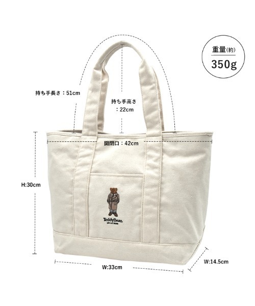 フランス製　Tapisserie 2点セット　トートバックテディ　熊 aneacr931000.jpg