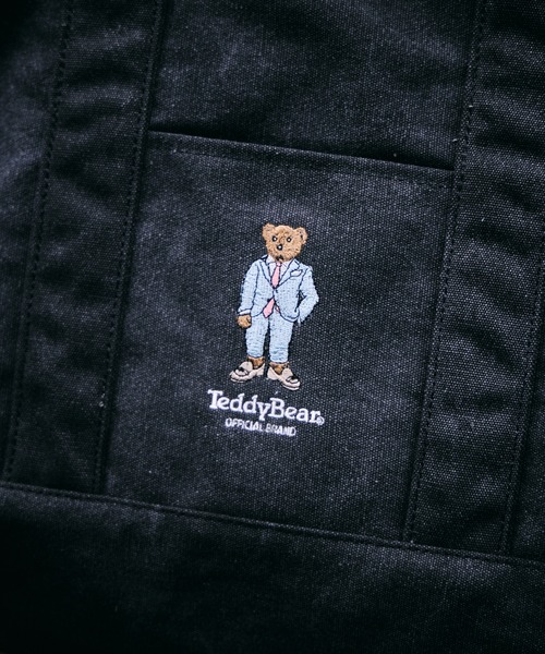 テディベア 刺繍 トートバッグ A4サイズ収納可能 ACR 931001（トート