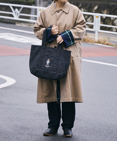 テディベア 刺繍 トートバッグ A4サイズ収納可能 ACR 931001（トート