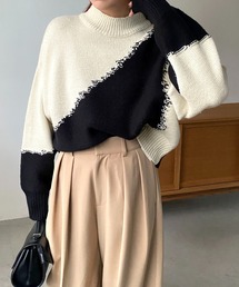 CAPRICIEUX LE'MAGE | バイカラーニット(ニット/セーター)