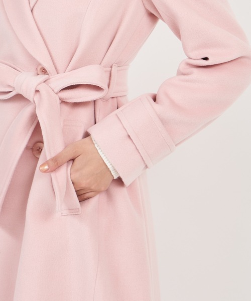 ROYAL PARTY（ロイヤルパーティー）の「バックタックコート（その他アウター・レディース・ブラック/オフホワイト/ピンク/カーキ・SMALL/MEDIUM）」の12枚目の写真