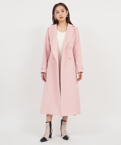 ROYAL PARTY（ロイヤルパーティー）の「バックタックコート（その他アウター・レディース・ブラック/オフホワイト/ピンク/カーキ・SMALL/MEDIUM）」の17枚目の写真