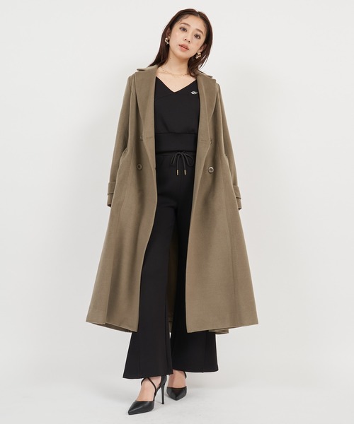 ROYAL PARTY（ロイヤルパーティー）の「バックタックコート（その他アウター・レディース・ブラック/オフホワイト/ピンク/カーキ・SMALL/MEDIUM）」の22枚目の写真