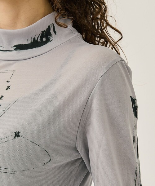 CYCLE(サイクル)の「【Cycle/サイクル 】Mayte × Cycle THE EMPRESS TAROT SKIN TOPS(Tシャツ/カットソー・レディース・グレー・FREE)」の8枚目の写真