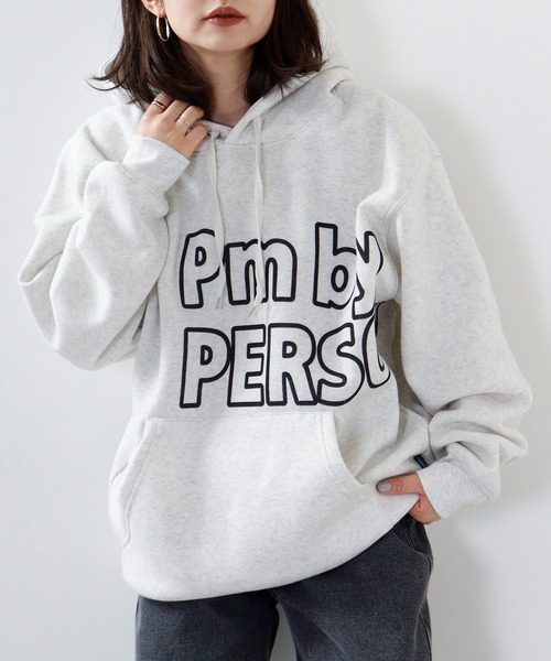PERSON'S(パーソンズ)の「PERSON'S 裏起毛プリントプルパーカー(パーカー・メンズ・ホワイト/杢グレー/ブラック・LL/3L/4L/L/M)」の11枚目の写真