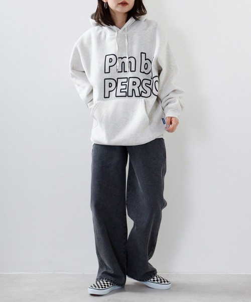 PERSON'S(パーソンズ)の「PERSON'S 裏起毛プリントプルパーカー(パーカー・メンズ・ホワイト/杢グレー/ブラック・LL/3L/4L/L/M)」の15枚目の写真