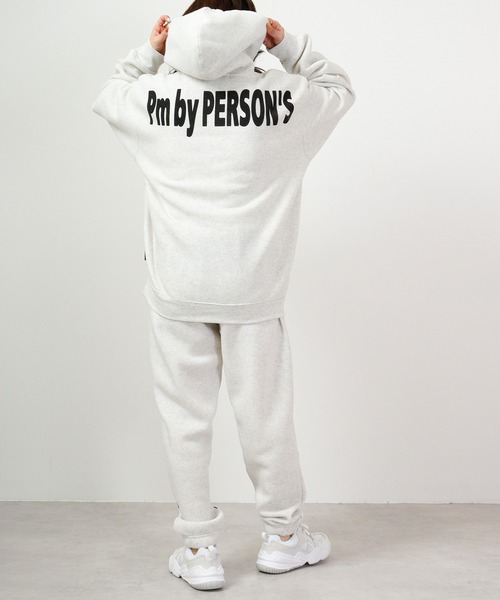 PERSON'S(パーソンズ)の「PERSON'S 裏起毛プリントプルパーカー(パーカー・メンズ・ホワイト/杢グレー/ブラック・LL/3L/4L/L/M)」の19枚目の写真