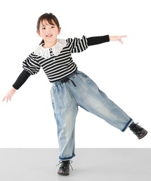 L.COPECK | ニット風デニムバルーンパンツ(デニムパンツ)