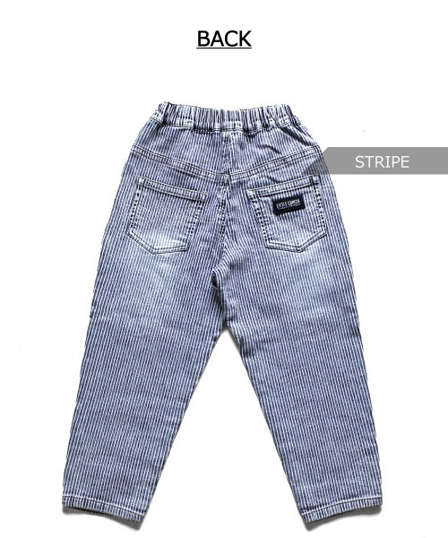 L.COPECK（エルコペック）の「ニット風デニムバルーンパンツ（デニムパンツ・キッズ・その他/ストライプ/ネイビー/ブラック・140cm/110cm/120cm/130cm/100cm）」の10枚目の写真