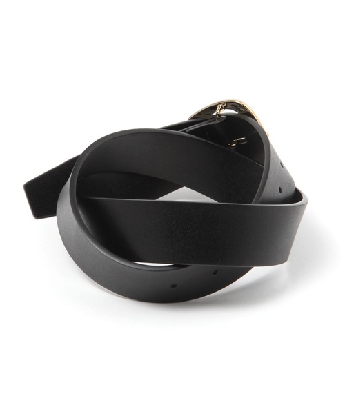 niko and...（ニコアンド）の「オリジナル変形バックルレザーベルト（ベルト・レディース・ブラック/ダークブラウン・0）」の3枚目の写真