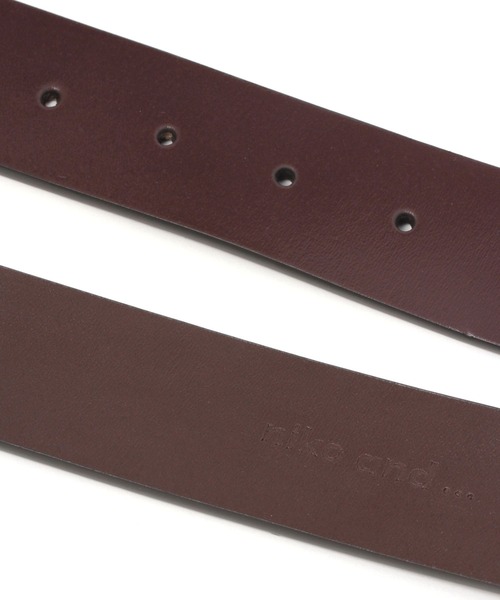 niko and...（ニコアンド）の「オリジナル変形バックルレザーベルト（ベルト・レディース・ブラック/ダークブラウン・0）」の6枚目の写真