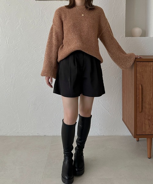 apres jour clair(アプレジュールクレア)の「【apres jour clair】バッグリボンニットチュニック【ZOZOTOWN限定アイテム】(ニット/セーター・レディース・オレンジ/モカ/アイボリー・フリー/X-LARGE)」の20枚目の写真