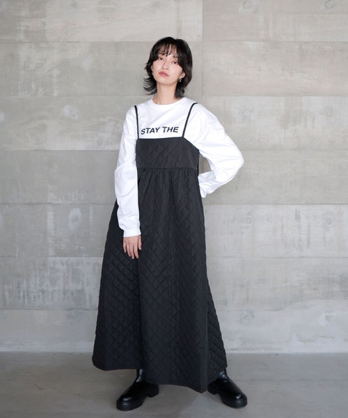 LIAN（リアン）の「キルティングキャミワンピース（ワンピース）」 - WEAR