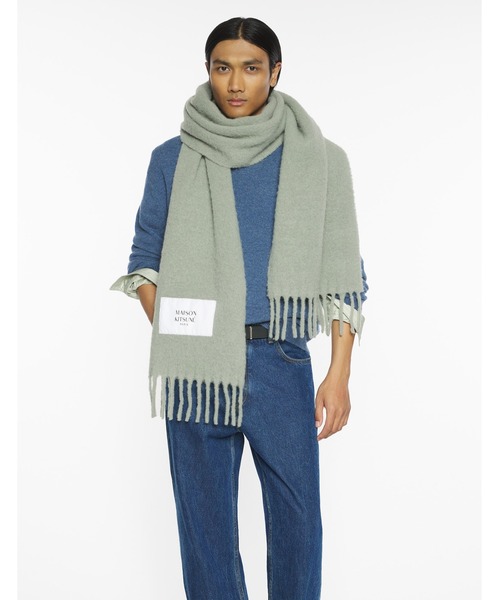 BABY ALPACA PLAIN SCARF（マフラー）｜Maison Kitsune（メゾンキツネ