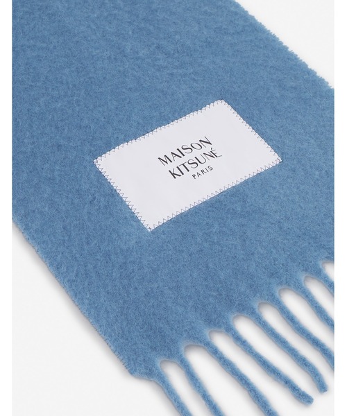 メゾン キツネ MAISON KITSUNE ベビーアルパカ マフラー MAISON KITSUNE メゾンキツネ マフラー BABY ALPACA PLAIN SCARF