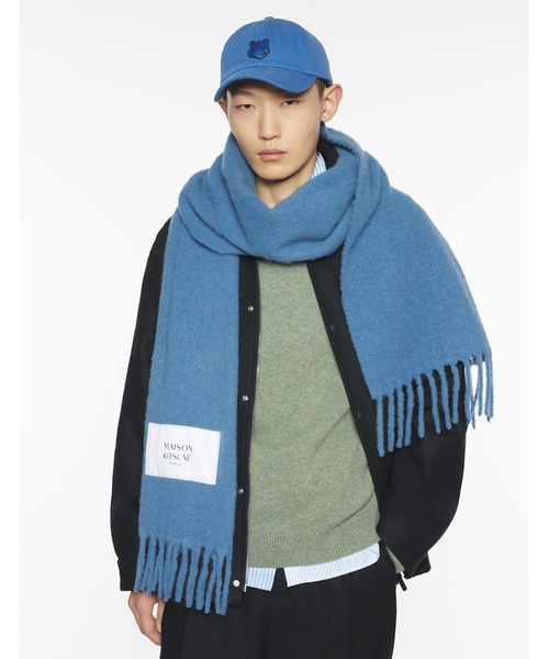 BABY ALPACA PLAIN SCARF（マフラー）｜Maison Kitsune（メゾンキツネ