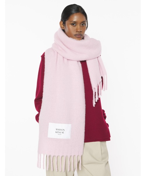 BABY ALPACA PLAIN SCARF（マフラー）｜Maison Kitsune（メゾンキツネ