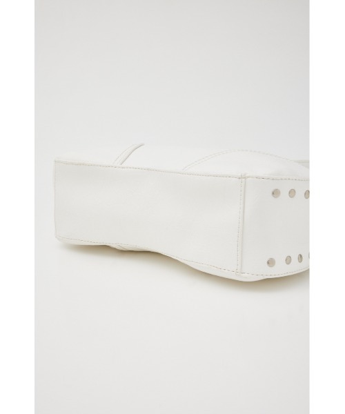 SLY（スライ）の「STUDS SHOULDER BAG スタッズ ショルダー バッグ（ショルダーバッグ・レディース・ホワイト/ブラック/ブルー・FREE）」の11枚目の写真