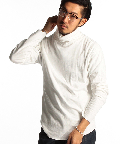 B:MING by BEAMS(ビーミングバイビームス)の「ビーミング by ビームス / セッケツタートルネック(Tシャツ/カットソー・メンズ・グレー/オフホワイト・LARGE/MEDIUM/SMALL/X-LARGE)」の2枚目の写真