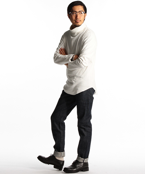 B:MING by BEAMS(ビーミングバイビームス)の「ビーミング by ビームス / セッケツタートルネック(Tシャツ/カットソー・メンズ・グレー/オフホワイト・LARGE/MEDIUM/SMALL/X-LARGE)」の14枚目の写真