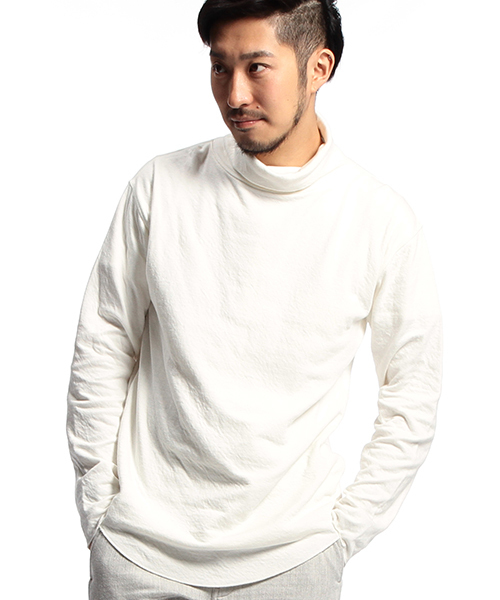 B:MING by BEAMS(ビーミングバイビームス)の「ビーミング by ビームス / セッケツタートルネック(Tシャツ/カットソー・メンズ・グレー/オフホワイト・LARGE/MEDIUM/SMALL/X-LARGE)」の15枚目の写真