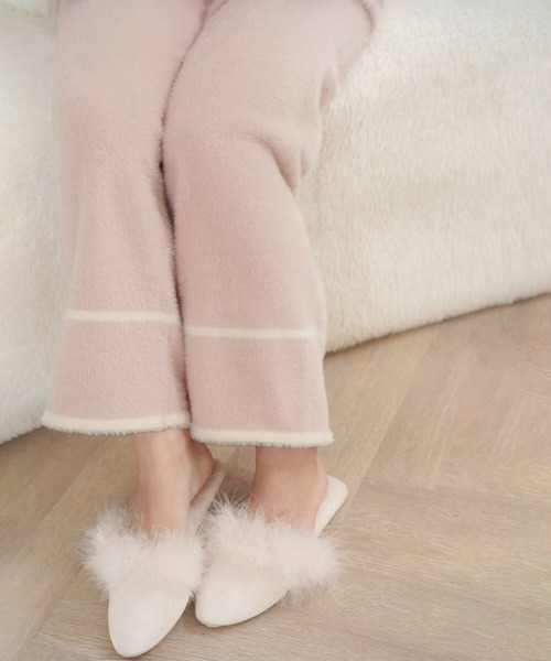 【セール】ルームウェア ウエストウォーマー シャギー パンツ le reve vaniller(ルームウェア/パジャマ)|le reve vaniller(ル レーヴ ヴァニレ) 【セール】ルームウェア ウエストウォーマー シャギー パンツ le reve vaniller(ルームウェア/パジャマ)|le reve vaniller(ル レーヴ ヴァニレ)