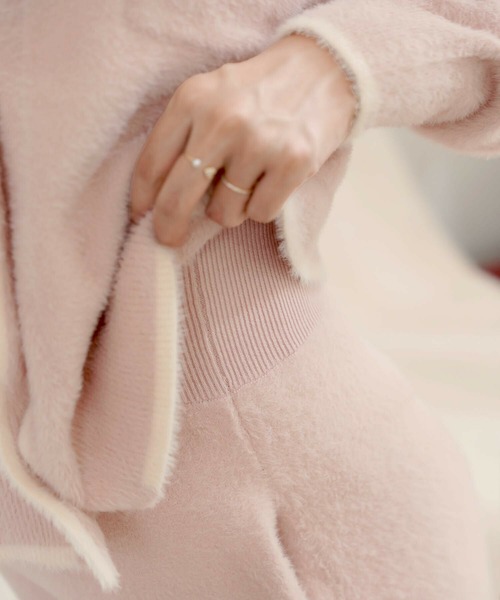 【セール】ルームウェア ウエストウォーマー シャギー パンツ le reve vaniller(ルームウェア/パジャマ)|le reve vaniller(ル レーヴ ヴァニレ) 【セール】ルームウェア ウエストウォーマー シャギー パンツ le reve vaniller(ルームウェア/パジャマ)|le reve vaniller(ル レーヴ ヴァニレ)