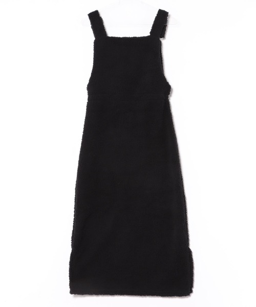 ISOOK（アイスー）の「【ISOOK / アイスー】ボアジャンパースカート / オーバーオール サロペット ZOZOTOWN限定（ジャンパースカート・レディース・アイボリー/ブラック・FREE）」の17枚目の写真