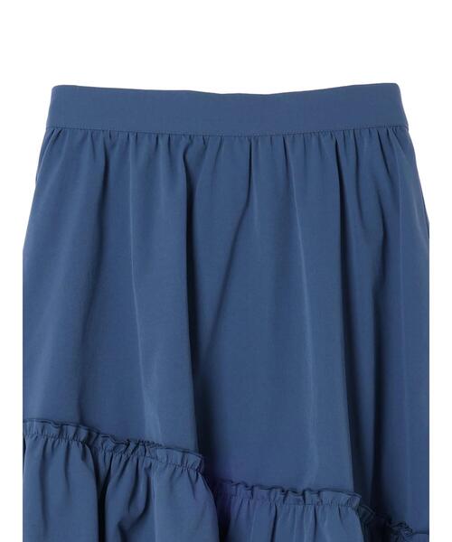 earth music&ecology(アースミュージックアンドエコロジー)の「イレヘムティアードスカート(スカート・レディース・ブラック/ブルー/アイボリー・FREE)」の18枚目の写真