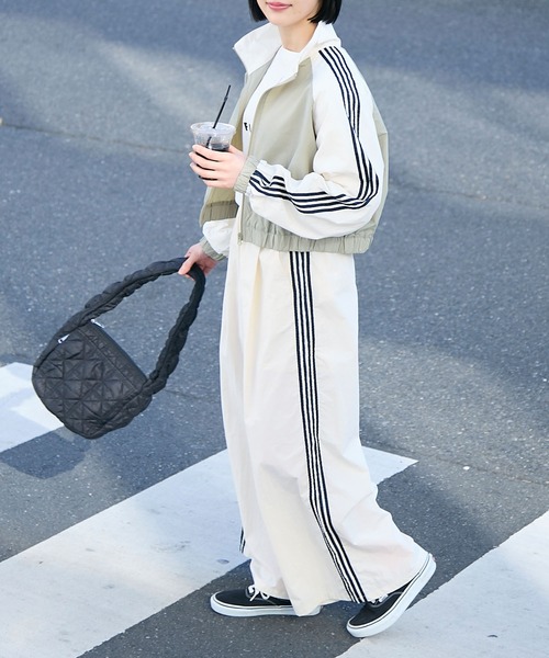 forksy.】【セットアップ対応】ナイロントラックラインワイド