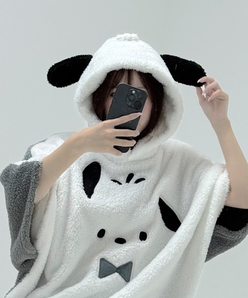 sanrio(サンリオ)の「『sanrio/サンリオ』キャラクターボアパーカー(パーカー・レディース・B/D/A/C/E/K/F/G/H・M)」の8枚目の写真