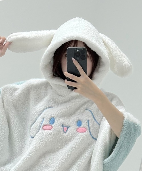 sanrio(サンリオ)の「『sanrio/サンリオ』キャラクターボアパーカー(パーカー・レディース・B/D/A/C/E/K/F/G/H・M)」の9枚目の写真
