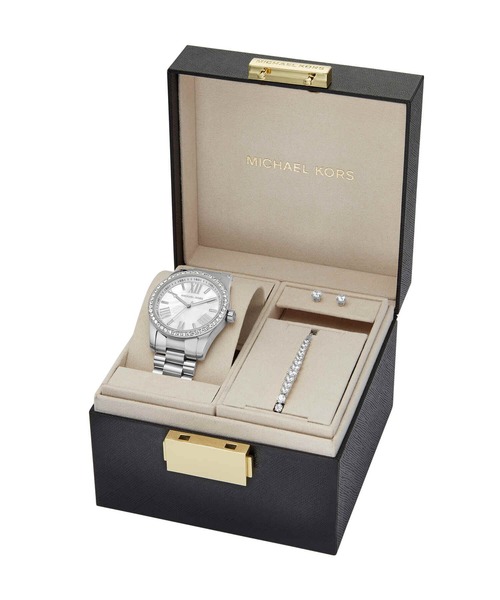 MICHAEL KORS(マイケルコース)の「マイケル・コース 腕時計 レディース アナログ ステンレス MK1087SET(アナログ腕時計・レディース・シルバー・FREE)」の6枚目の写真