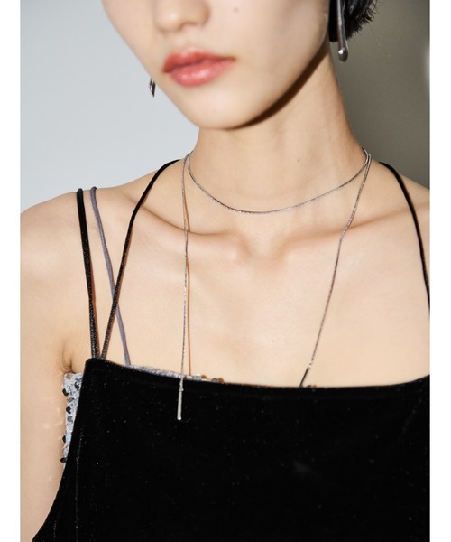 AIC.（エーアイシー）の「ロングダブルネックレス（ネックレス・レディース・シルバー・FREE）」の7枚目の写真