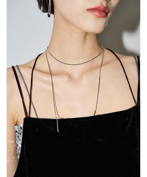 AIC.（エーアイシー）の「ロングダブルネックレス（ネックレス・レディース・シルバー・FREE）」の8枚目の写真