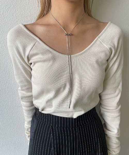 AIC.（エーアイシー）の「ロングダブルネックレス（ネックレス・レディース・シルバー・FREE）」の2枚目の写真